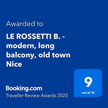 Le Rossetti B. - Modern, Long Balcony, Old Town Nice Luaran gambar